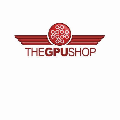 Create a futuristic logo for "The GPU Shop" Design by artworkforthepeople