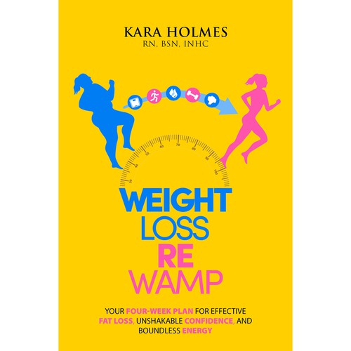 Design an eye-grabbing, compelling cover for a book on lasting weight loss Design by Aaniyah.ahmed