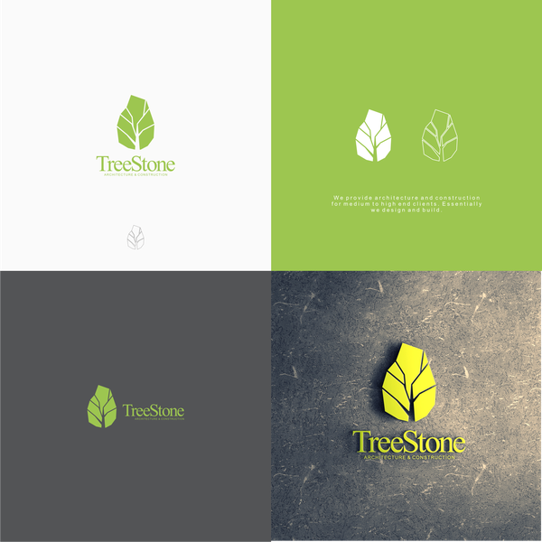Design by effrain titled "logo for tree stone"