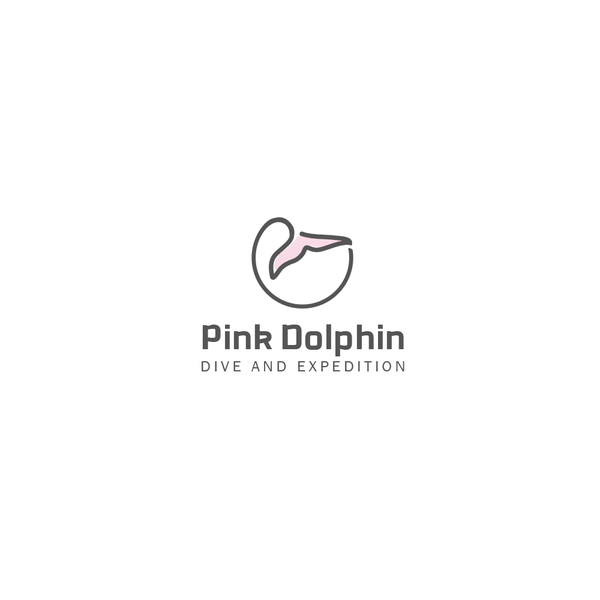 Design by comic.shirt titled "Logo design for Pink Dolphin"