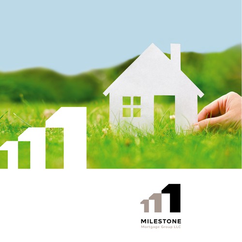 Milestone Mortgage Logo Design by colorato