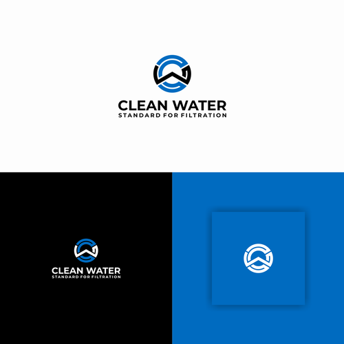 Simple Clean Logo for Water Filtration Company Design by fa_ndut