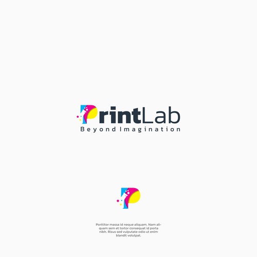 Request logo For Print Lab for business   visually inspiring graphic design and printing Design by MYXATA