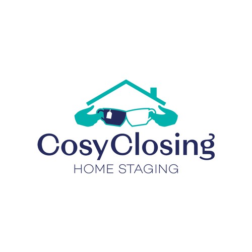 "Cozy Closing Home Staging Unique Logo" Design by Pixelsoldier
