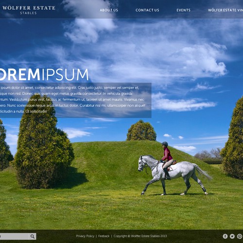 Web page design contest entry by Ishwor M