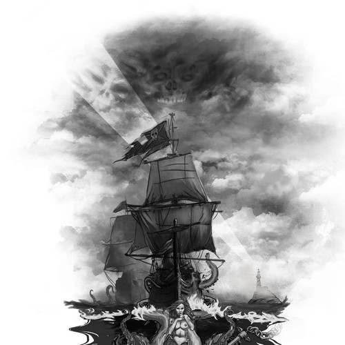 Tattoo: nautical theme, half-sleeve | Illustration or graphics contest