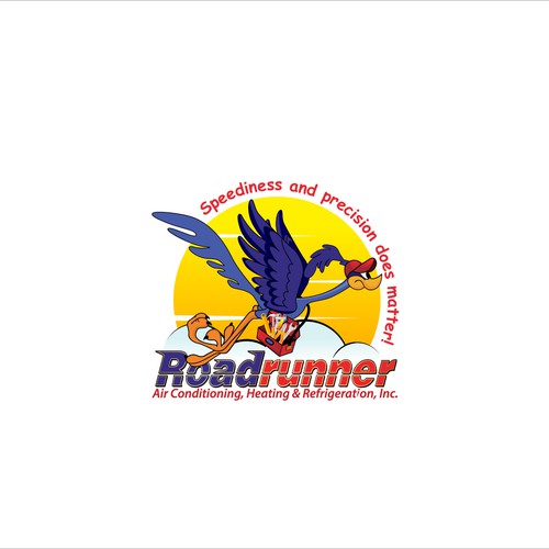 logo for Roadrunner Air Conditioning, Heating & Refrigeration, Inc. Design by X-version