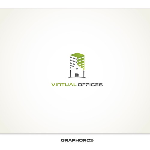 Virtual Offices - logo design Design by Winger