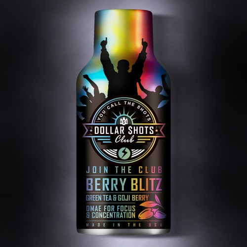 Create an eye-catching energy shot drink bottle design for the relaunch our eCommerce Supplement Shot Co.!! Design réalisé par Dimanist