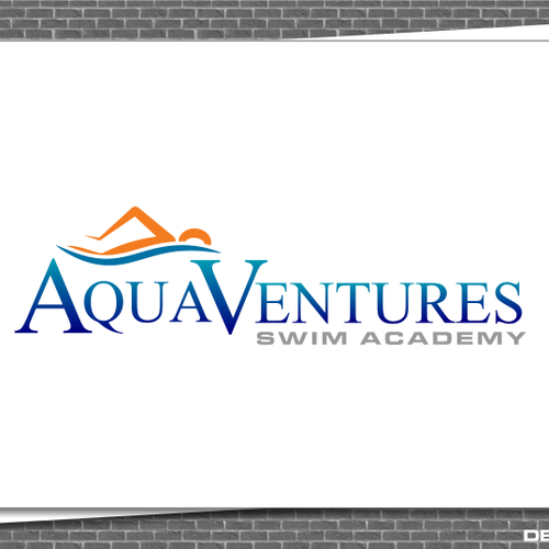 Swim School Logo Design by Dr. Pixel