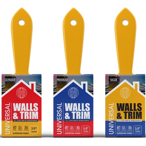 Designs | Professional Paint Brush Packaging | Product packaging contest