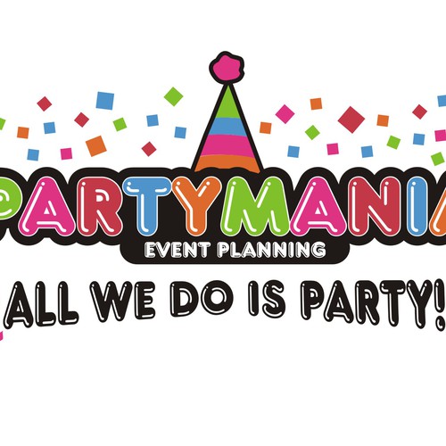 Logo for Party Mania an Event Planning Company | Logo design contest
