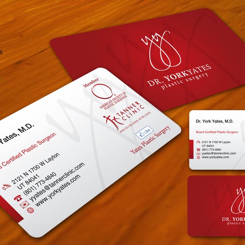 Dr. York Yates Plastic Surgery - business card Design by Gledex