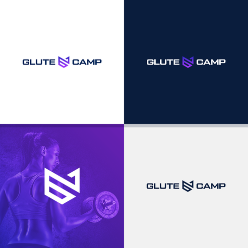 Logo for empowered woman strength training group class Design by patogonzalez