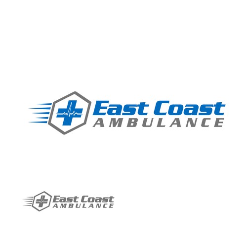 East Coast Ambulance Logo Design by Inventeour