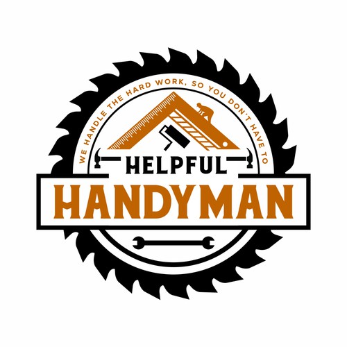 Handyman branding for new business in Iowa Design by websmartusa