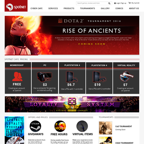 Spotnet website Design by Zeal Design