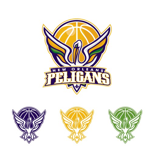 99designs community contest: Help brand the New Orleans Pelicans!! Réalisé par OnQue