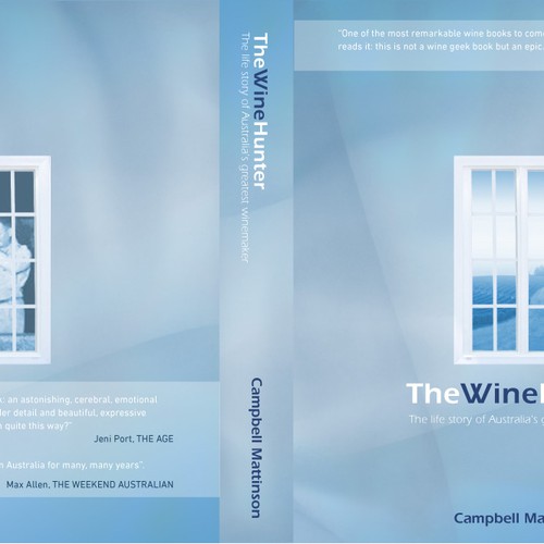 Book Cover -- The Wine Hunter Réalisé par JCD studio