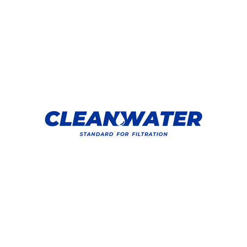 Simple Clean Logo for Water Filtration Company Design by rifzdesign