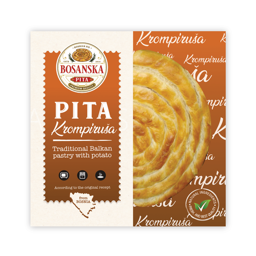 Bosanska Pita (Balkan Pastry) Needs a New Packaging Design Design by ZEszter