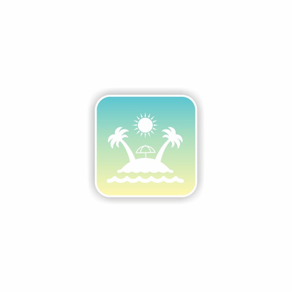 minimalist concept for apps for holiday