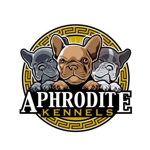 Design logo for French Bulldog breeder In Music City Aphrodite Kennels Design réalisé par 262_kento