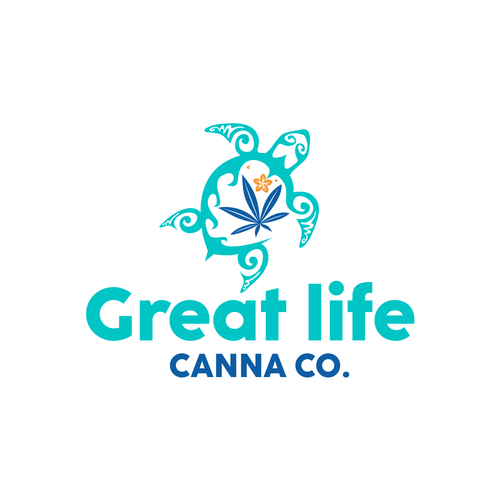 Cannabis Dispensary Logo with a turtle theme Design by Vandi septiawan