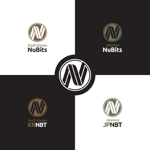 Vectorize logo and pick colors of new NuBits for South Korea and Japan Design by megawon®