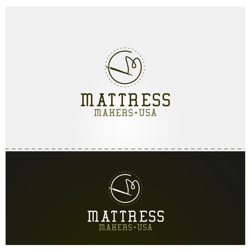 Logo design for b2b USA mattress company Design by ArtBeats