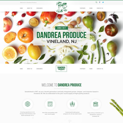 101 year old produce company needs a website to go another 100 Design by KashiArts