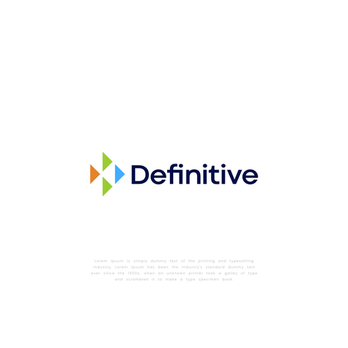 Design di New Company Logo for Definitive di Burhan_Studio