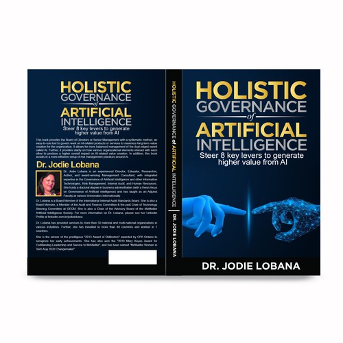 Man and Machine interaction - Book cover needed for Governance of Artificial Intelligence Design von anisha umělec