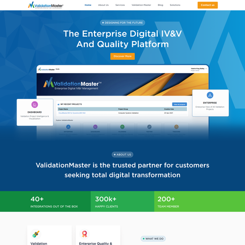 ValidationMaster Digital IV&V Website Re-Design Project Design by Steve Sen ⚡️⚡️