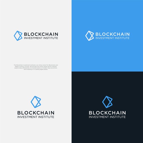 Blockchain creative logo contest Design by Megades!gn