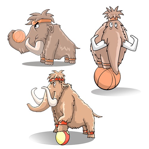 Diseño de Mammoth Mascot (2D Illustrator with Depth to Pop) de asita kaladewa