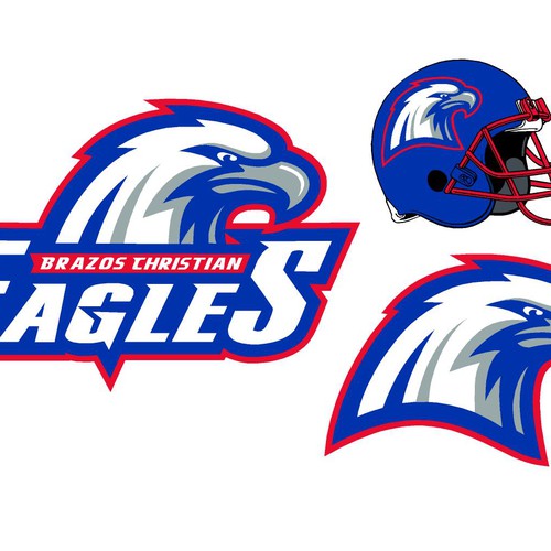 Design an orignal EAGLE mascot for Brazos Christian School Design by fs42158