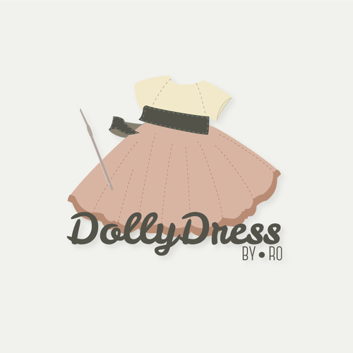 Crear un diseño de logotipo para DollyDressbyRo Design by rotbe