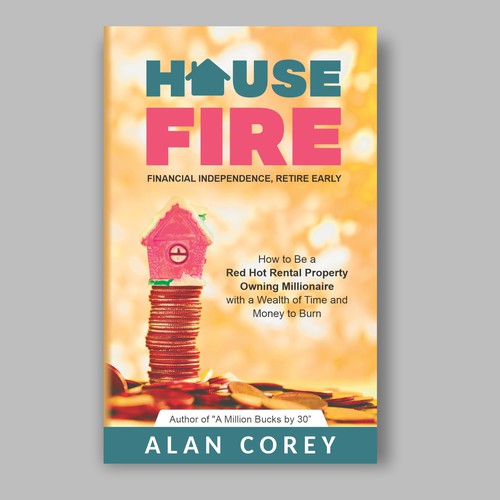 Eye-catching BOOK COVER with REAL ESTATE and EARLY RETIREMENT focus Design by Songv™