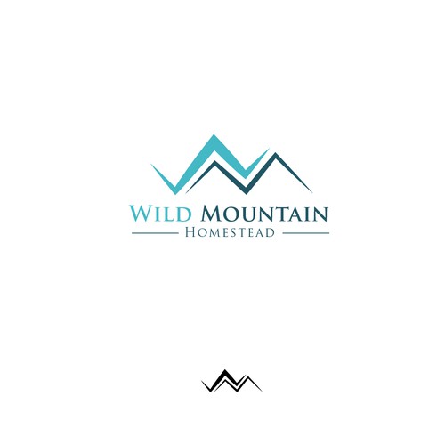 Artistic modern logo needed for a mountain-top flower farm. Design by Biswadeep