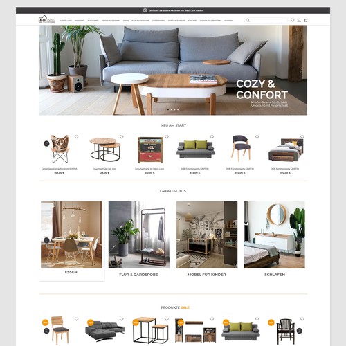 Proposta di design per un contest della categoria Design di sito web realizzata da Jackie Messaggi