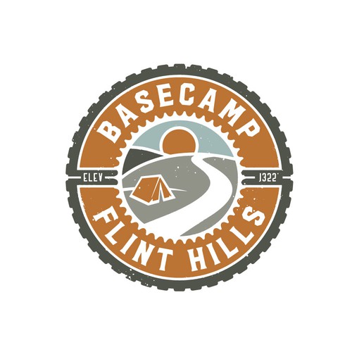 Design di Camping, Cycling, Gravel Roads, Rolling Hills di StompStock.com