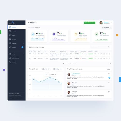 Designs | An eye-catching design for SaaS logistics companies CRM ...