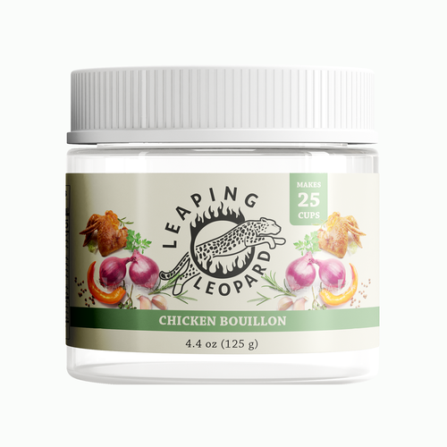 Launch Leaping Leopard Bouillon - An Additional Item to Leaping Leopard Food Enhancers!! Design by Ilka A.