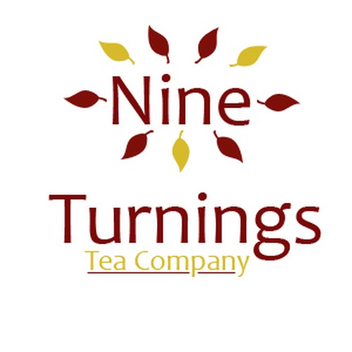 Tea Company logo: The Nine Turnings Tea Company Réalisé par m0nkey