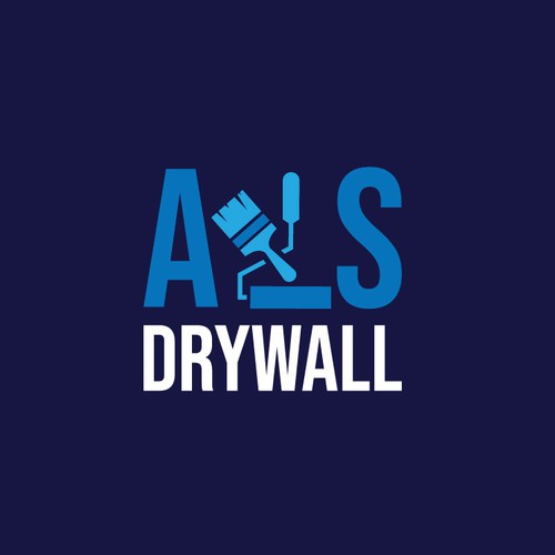 A & S Drywall logo Design by Manishah