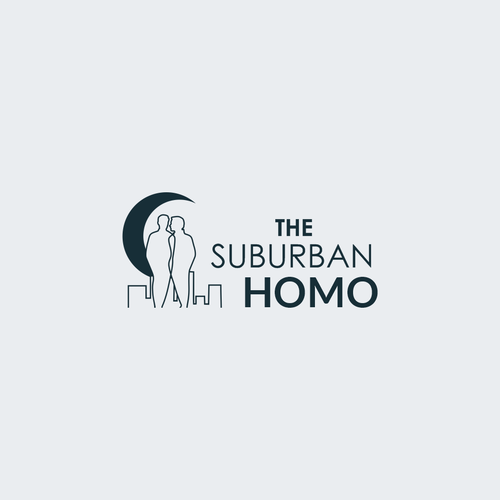 logo for lifestyle site of a thirty-something gay guy living in the burbs Design by Ok Lis