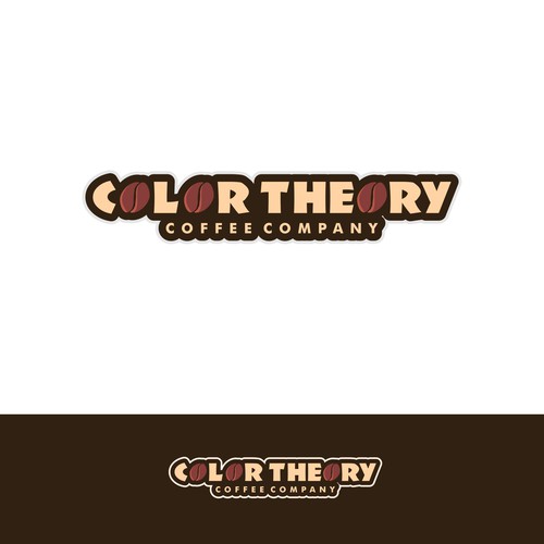 colorful logo  for a coffee company that uses colors to differentiate different coffees Design by Dendir