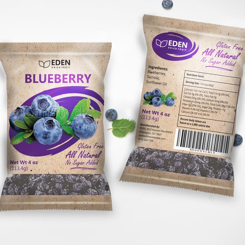 Package designing for Dried Fruit | Product packaging contest