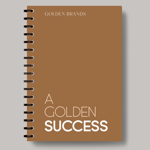 Inspirational Notebook Design for Networking Events for Business Owners Design by CREA CO